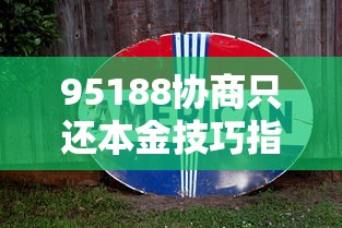 95188协商只还本金技巧指南