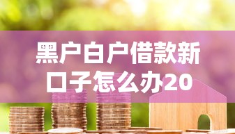 黑户白户借款新口子怎么办2025年借贷平台汇总！挖掘5个黑户白户网贷新软件怎么用