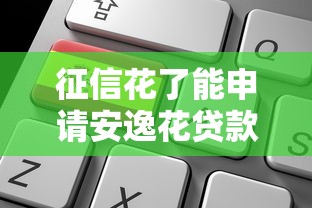 征信花了能申请安逸花贷款吗