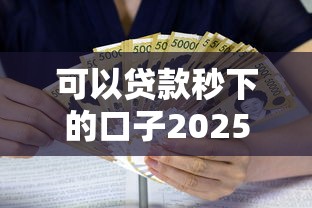 可以贷款秒下的口子2025年速速体验!本篇探究这5个借款秒到平台的软件