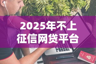2025年不上征信网贷平台盘点