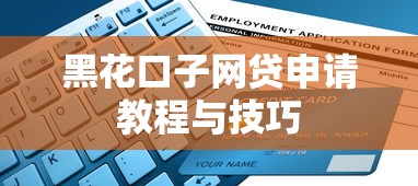 黑花口子网贷申请教程与技巧