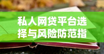 私人网贷平台选择与风险防范指南