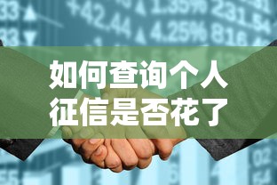 如何查询个人征信是否花了