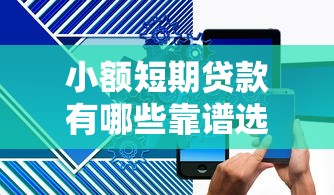 小额短期贷款有哪些靠谱选择