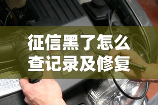征信黑了怎么查记录及修复指南