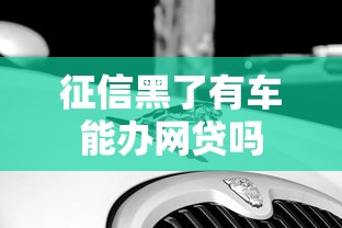 征信黑了有车能办网贷吗