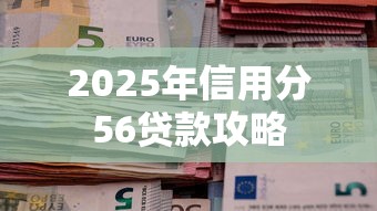 2025年信用分56贷款攻略