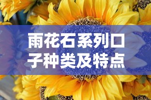 雨花石系列口子种类及特点介绍
