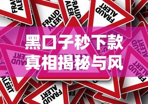 黑口子秒下款真相揭秘与风险提示