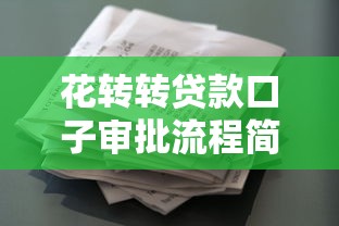 花转转贷款口子审批流程简化指南