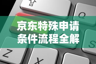 京东特殊申请条件流程全解析