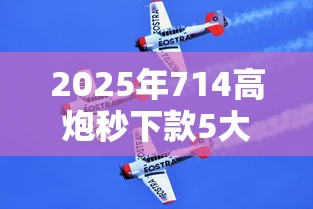 2025年714高炮秒下款5大口子