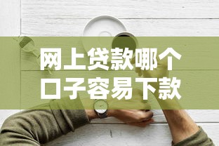 网上贷款哪个口子容易下款