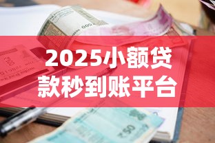 2025小额贷款秒到账平台精选