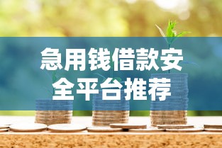 急用钱借款安全平台推荐