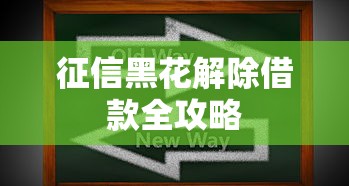 征信黑花解除借款全攻略