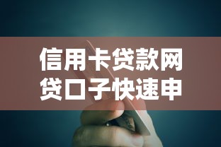 信用卡贷款网贷口子快速申请指南