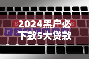 2024黑户必下款5大贷款平台