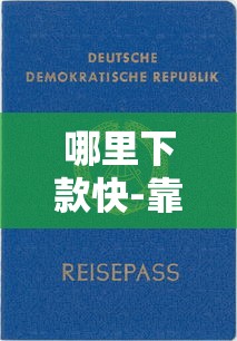 哪里下款快-靠谱借款口子推荐