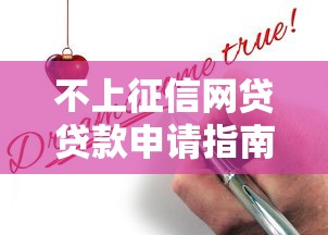 不上征信网贷贷款申请指南