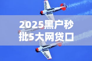 2025黑户秒批5大网贷口子