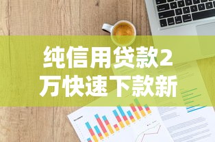 纯信用贷款2万快速下款新口子