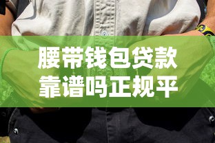腰带钱包贷款靠谱吗正规平台解析