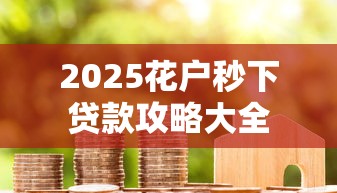 2025花户秒下贷款攻略大全