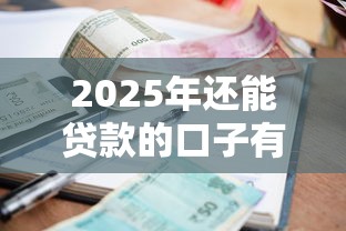 2025年还能贷款的口子有哪些