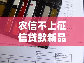 农信不上征信贷款新品上线 农信不上征信贷款新品上线
