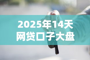 2025年14天网贷口子大盘点 2025年14天网贷口子大盘点