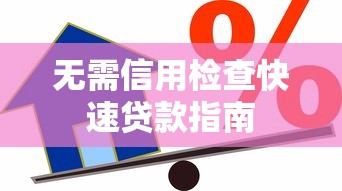 无需信用检查快速贷款指南