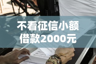 不看征信小额借款2000元秒下款