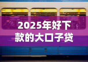 2025年好下款的大口子贷款平台推荐
