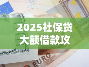 2025社保贷大额借款攻略