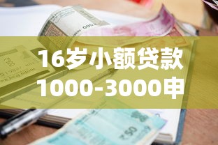 16岁小额贷款1000-3000申请指南
