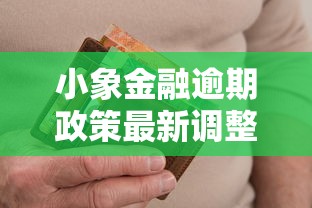 小象金融逾期政策最新调整解读 小象金融逾期政策最新调整解读