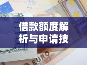 借款额度解析与申请技巧指南 借款额度解析与申请技巧指南