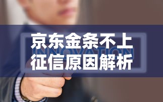 京东金条不上征信原因解析