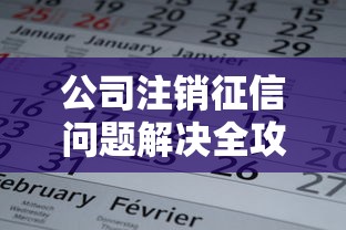 公司注销征信问题解决全攻略