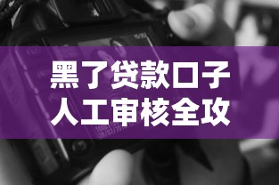 黑了贷款口子人工审核全攻略