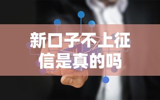 新口子不上征信是真的吗