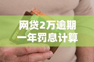 网贷2万逾期一年罚息计算详解