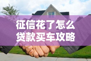 征信花了怎么贷款买车攻略