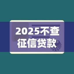 2025不查征信贷款秒批口子