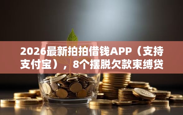 2026最新拍拍借钱APP（支持支付宝），8个摆脱欠款束缚贷款新软件无私分享