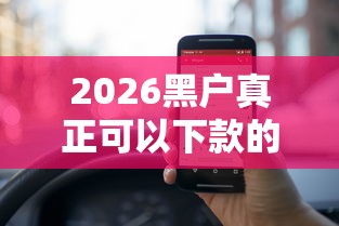 2026黑户真正可以下款的网贷，差5000元就选这6个平台