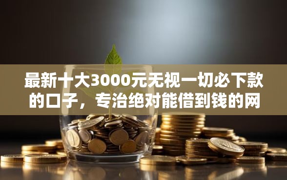 最新十大3000元无视一切必下款的口子，专治绝对能借到钱的网贷2025