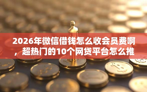 2026年微信借钱怎么收会员费啊,超热门的10个网贷平台怎么推广推荐 2026年微信借钱怎么收会员费啊,超热门的10个网贷平台怎么推广推荐